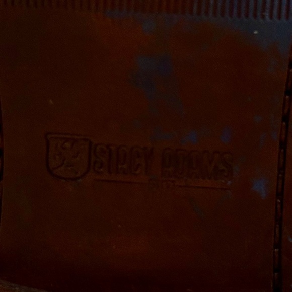 Stacy Adams Men's Rafferty Dressy Pointed Cap Toe Lace Up Brown Leather Sz 10.5 - Picture 9 of 10